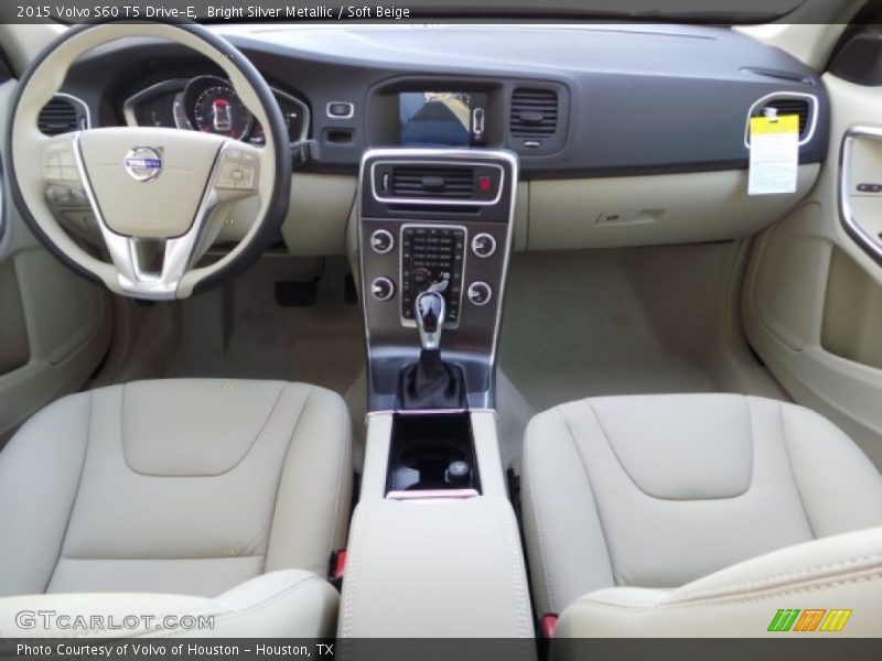 Bright Silver Metallic / Soft Beige 2015 Volvo S60 T5 Drive-E