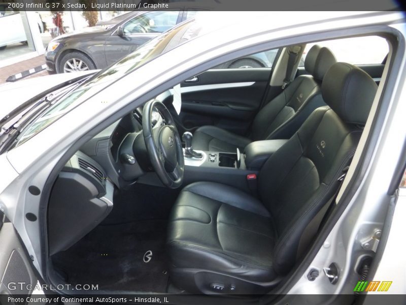 Liquid Platinum / Graphite 2009 Infiniti G 37 x Sedan