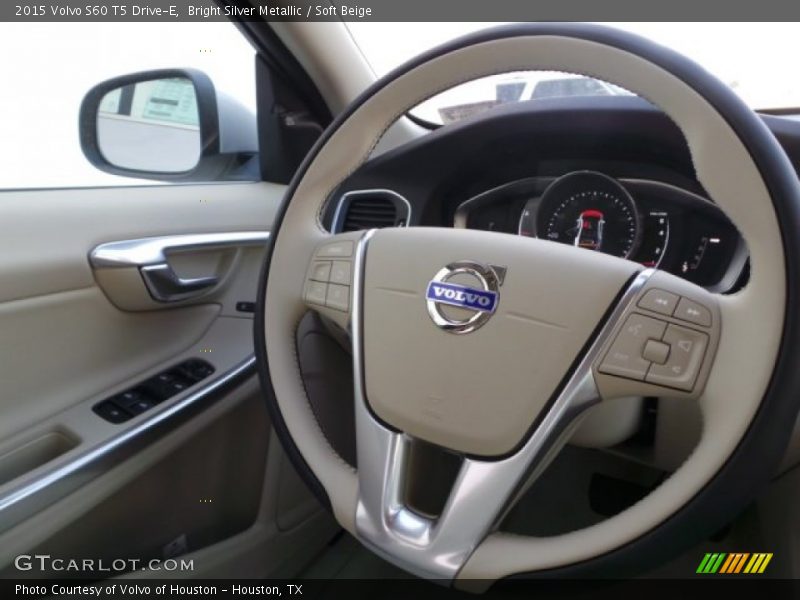 Bright Silver Metallic / Soft Beige 2015 Volvo S60 T5 Drive-E