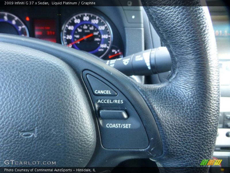 Liquid Platinum / Graphite 2009 Infiniti G 37 x Sedan