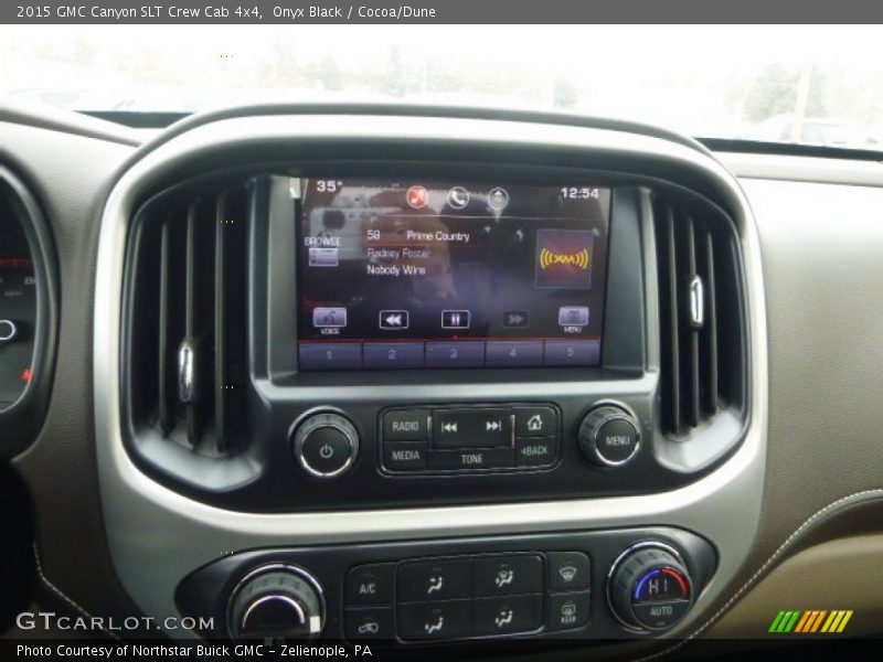 Controls of 2015 Canyon SLT Crew Cab 4x4