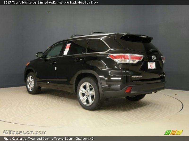 Attitude Black Metallic / Black 2015 Toyota Highlander Limited AWD