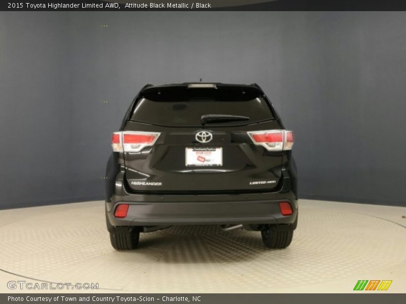 Attitude Black Metallic / Black 2015 Toyota Highlander Limited AWD