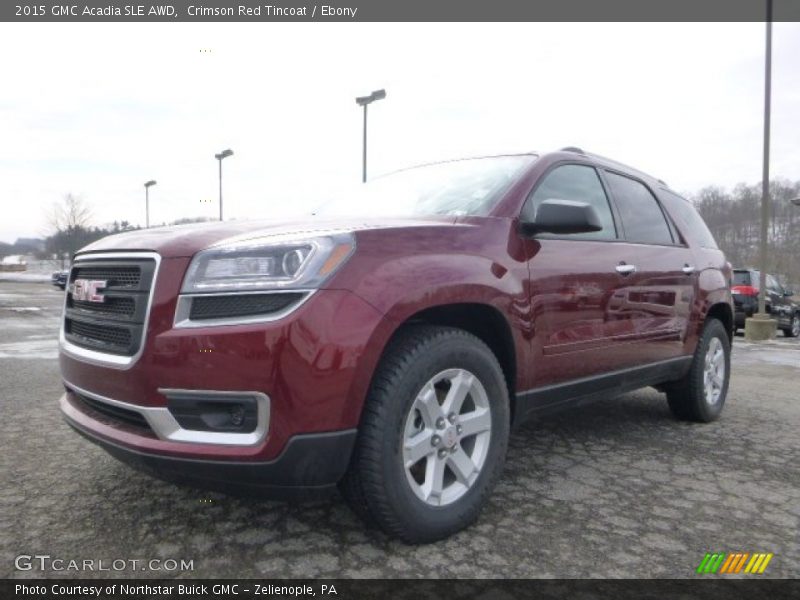 Crimson Red Tincoat / Ebony 2015 GMC Acadia SLE AWD