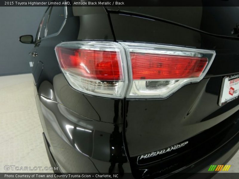 Attitude Black Metallic / Black 2015 Toyota Highlander Limited AWD
