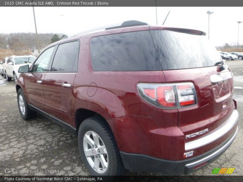 Crimson Red Tincoat / Ebony 2015 GMC Acadia SLE AWD