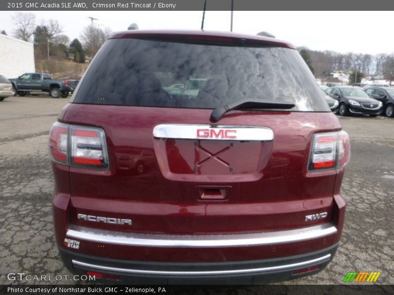 Crimson Red Tincoat / Ebony 2015 GMC Acadia SLE AWD