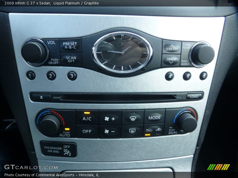 Liquid Platinum / Graphite 2009 Infiniti G 37 x Sedan