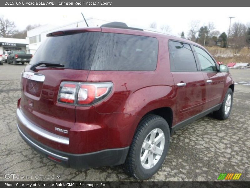 Crimson Red Tincoat / Ebony 2015 GMC Acadia SLE AWD