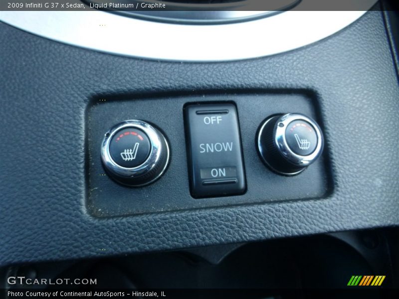 Liquid Platinum / Graphite 2009 Infiniti G 37 x Sedan