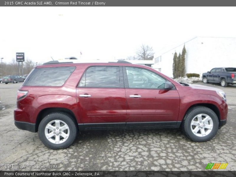 Crimson Red Tincoat / Ebony 2015 GMC Acadia SLE AWD