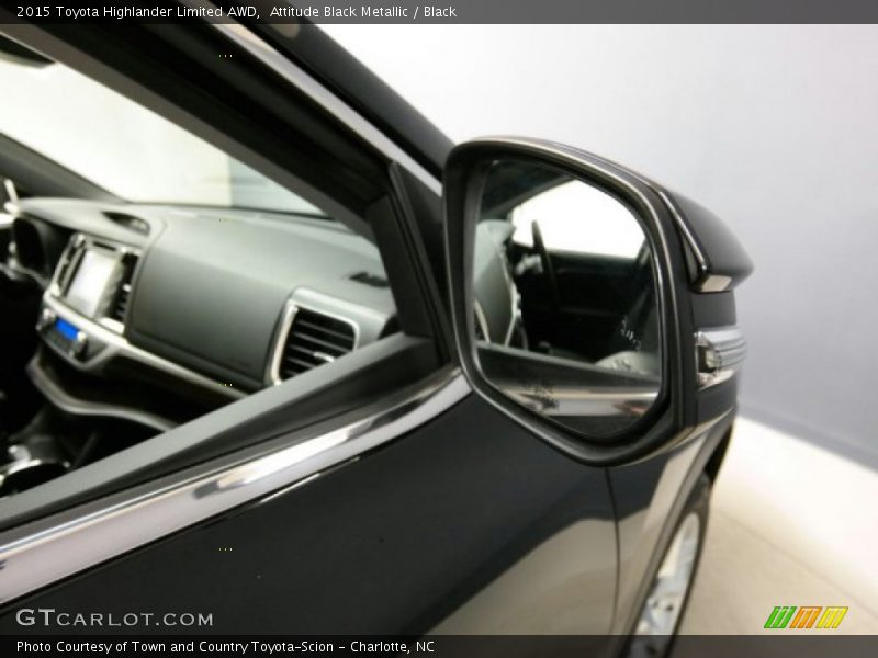 Attitude Black Metallic / Black 2015 Toyota Highlander Limited AWD