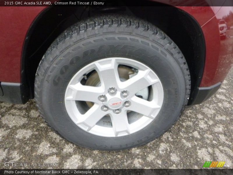 Crimson Red Tincoat / Ebony 2015 GMC Acadia SLE AWD