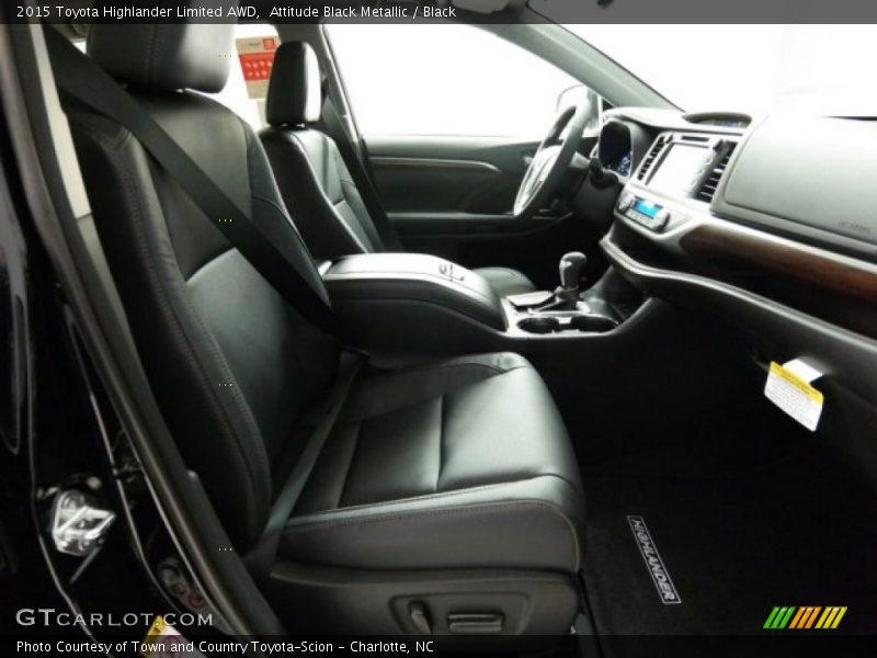 Attitude Black Metallic / Black 2015 Toyota Highlander Limited AWD