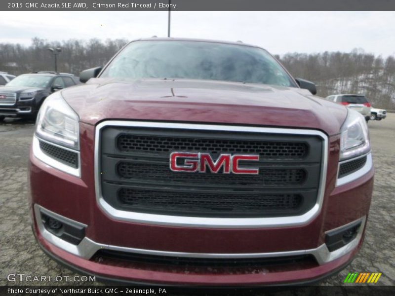 Crimson Red Tincoat / Ebony 2015 GMC Acadia SLE AWD