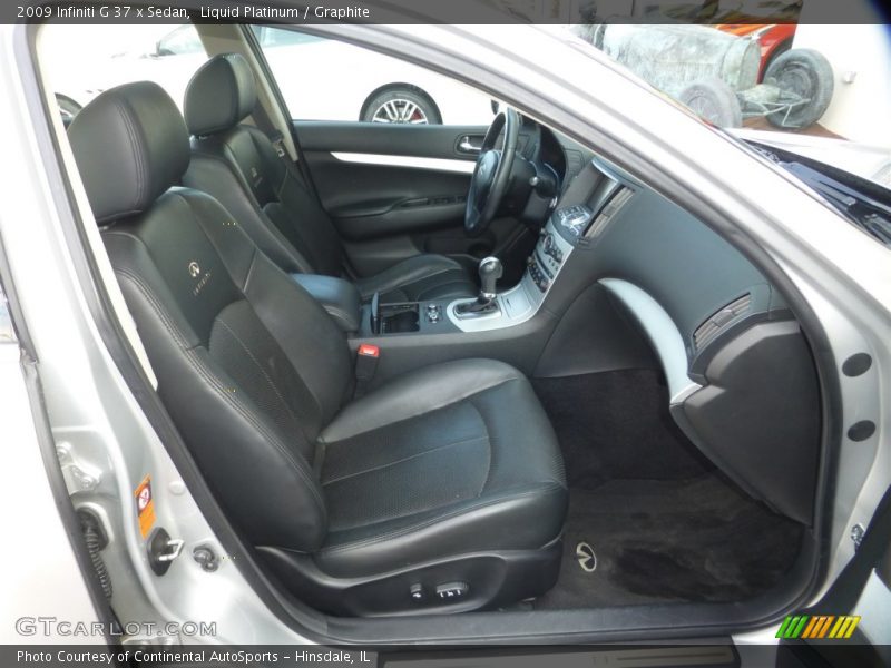 Liquid Platinum / Graphite 2009 Infiniti G 37 x Sedan