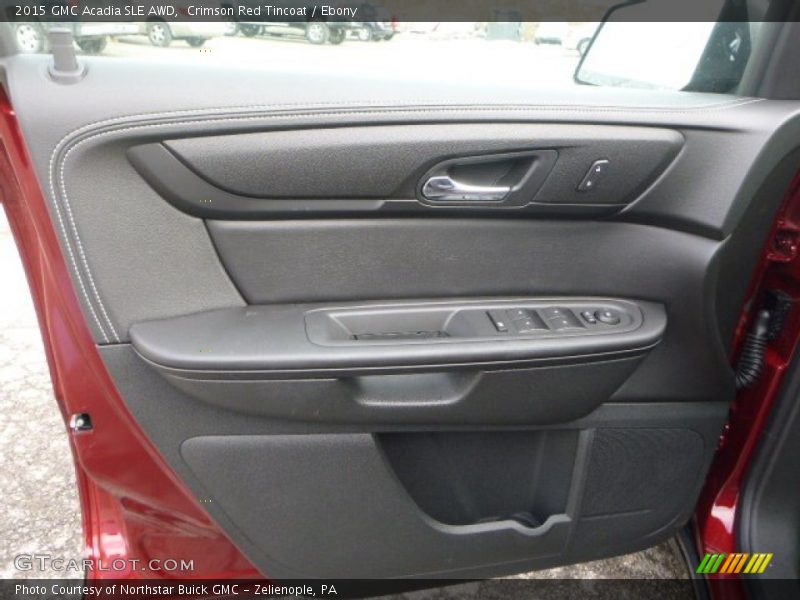Crimson Red Tincoat / Ebony 2015 GMC Acadia SLE AWD