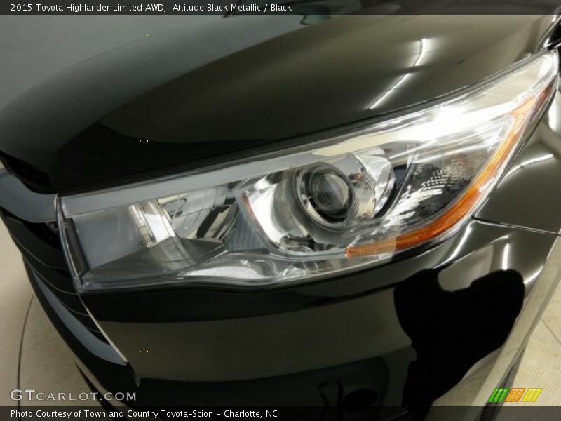 Attitude Black Metallic / Black 2015 Toyota Highlander Limited AWD
