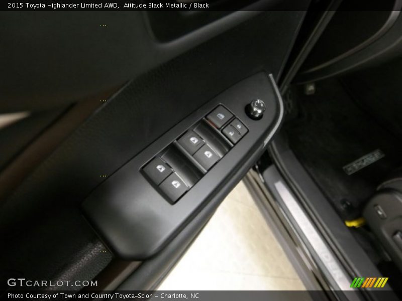 Attitude Black Metallic / Black 2015 Toyota Highlander Limited AWD