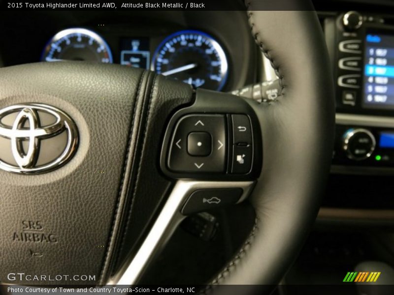 Attitude Black Metallic / Black 2015 Toyota Highlander Limited AWD
