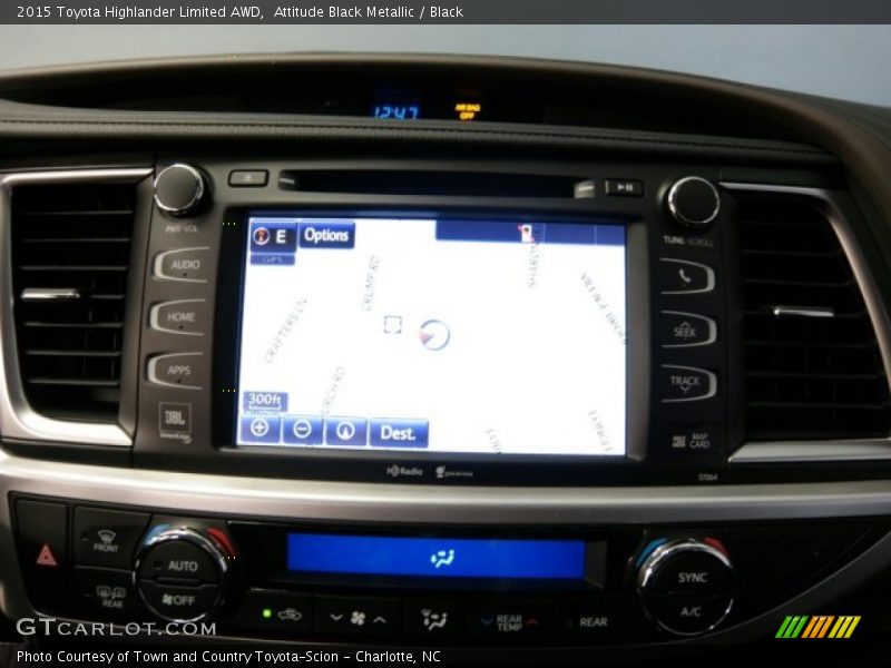 Attitude Black Metallic / Black 2015 Toyota Highlander Limited AWD