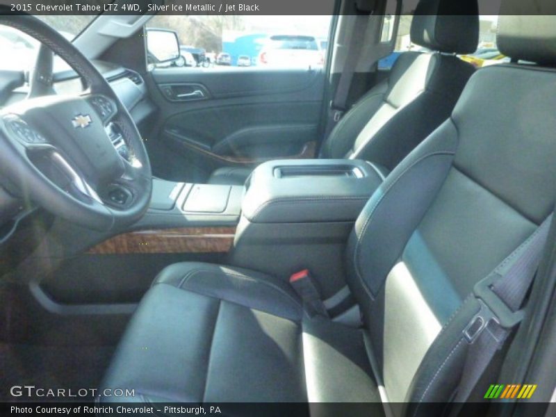 Silver Ice Metallic / Jet Black 2015 Chevrolet Tahoe LTZ 4WD