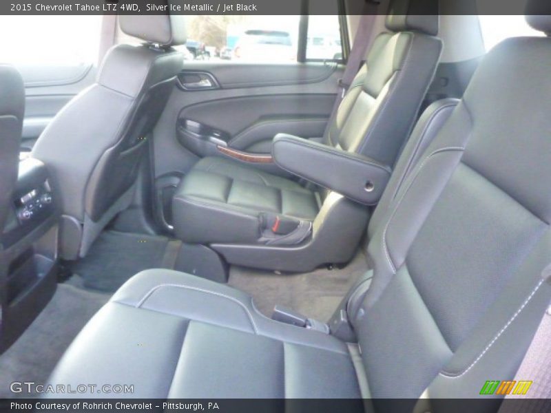 Silver Ice Metallic / Jet Black 2015 Chevrolet Tahoe LTZ 4WD