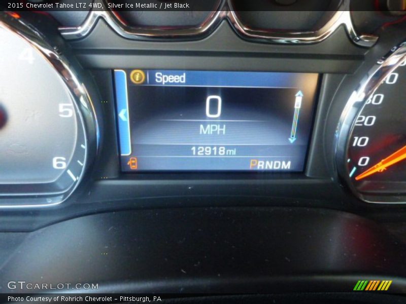 Silver Ice Metallic / Jet Black 2015 Chevrolet Tahoe LTZ 4WD