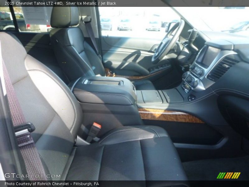 Silver Ice Metallic / Jet Black 2015 Chevrolet Tahoe LTZ 4WD