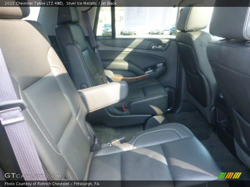 Silver Ice Metallic / Jet Black 2015 Chevrolet Tahoe LTZ 4WD