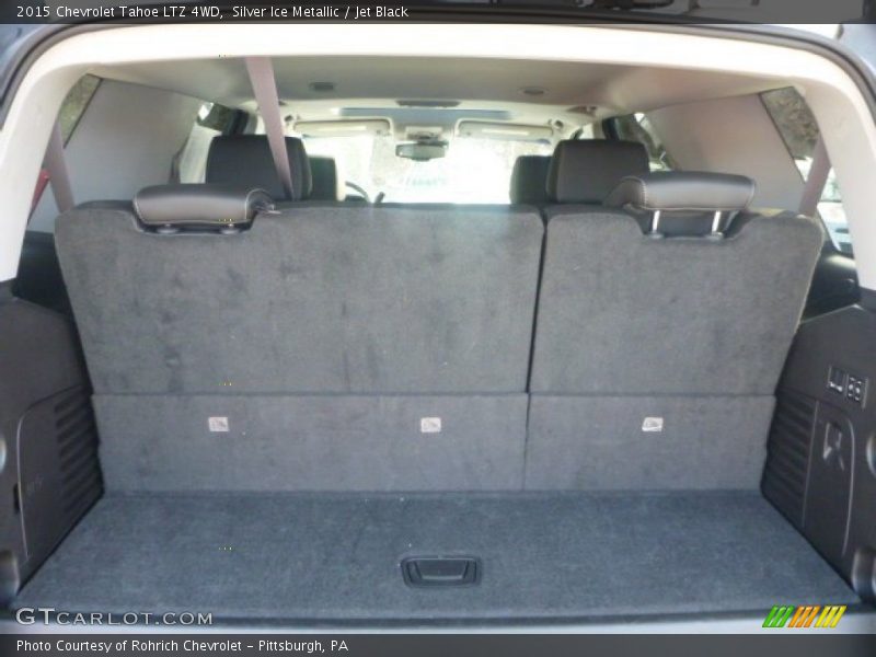 Silver Ice Metallic / Jet Black 2015 Chevrolet Tahoe LTZ 4WD