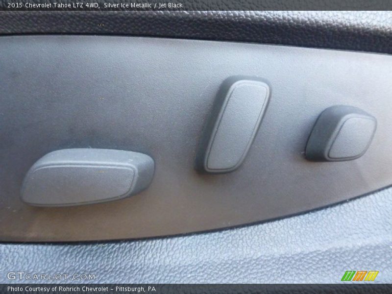 Silver Ice Metallic / Jet Black 2015 Chevrolet Tahoe LTZ 4WD