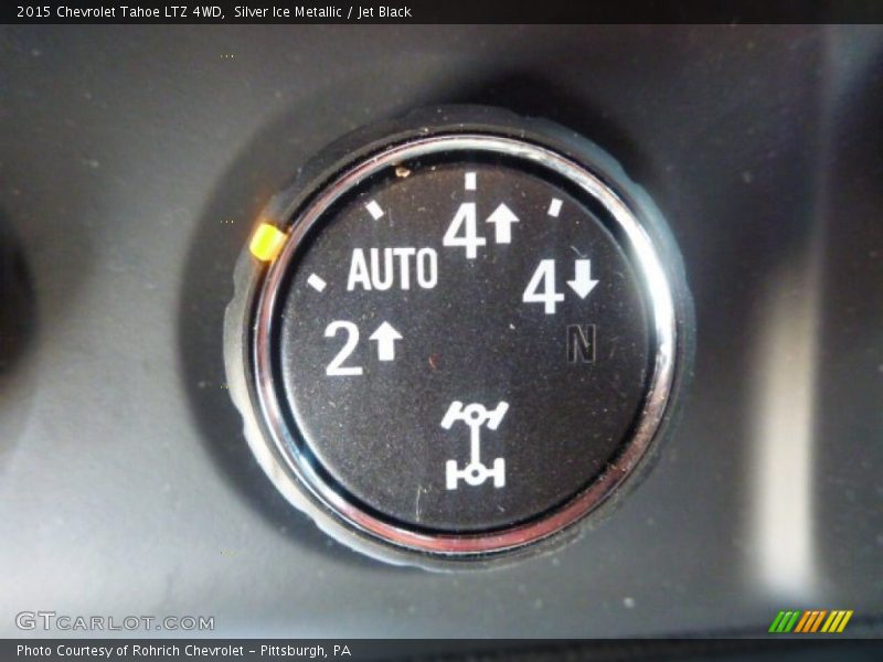 Silver Ice Metallic / Jet Black 2015 Chevrolet Tahoe LTZ 4WD
