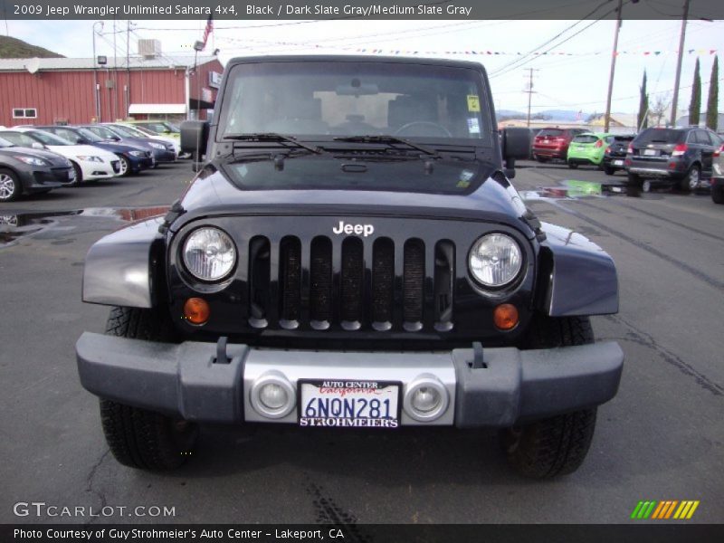 Black / Dark Slate Gray/Medium Slate Gray 2009 Jeep Wrangler Unlimited Sahara 4x4