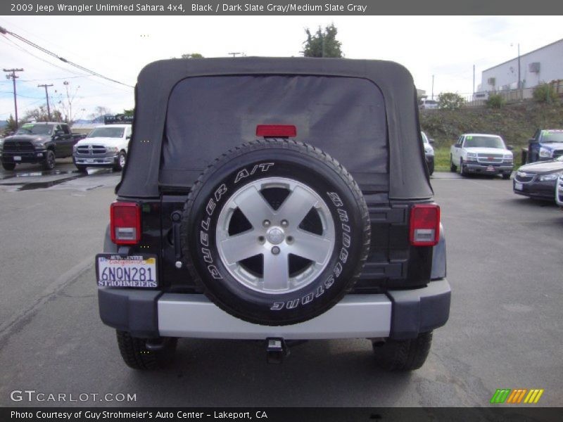 Black / Dark Slate Gray/Medium Slate Gray 2009 Jeep Wrangler Unlimited Sahara 4x4