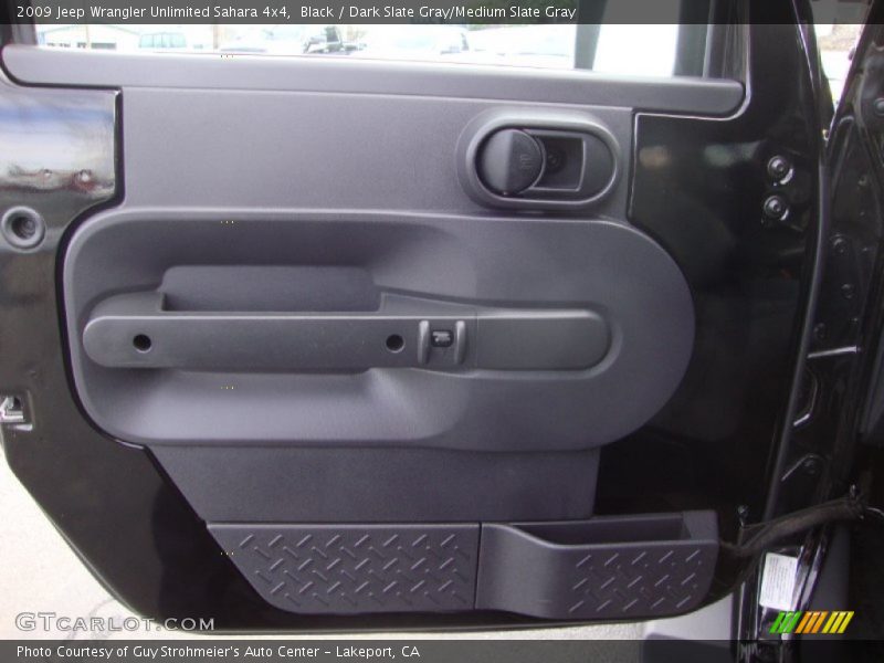 Black / Dark Slate Gray/Medium Slate Gray 2009 Jeep Wrangler Unlimited Sahara 4x4