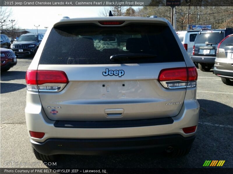 Cashmere Pearl / Black/Light Frost Beige 2015 Jeep Grand Cherokee Laredo 4x4