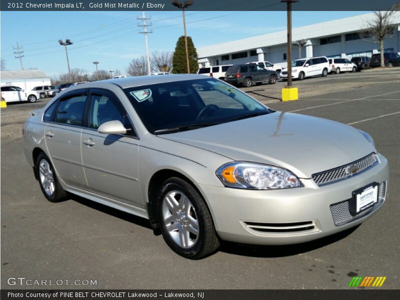 Gold Mist Metallic / Ebony 2012 Chevrolet Impala LT