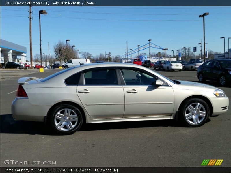 Gold Mist Metallic / Ebony 2012 Chevrolet Impala LT