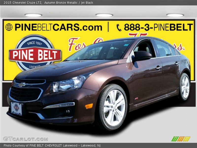 Autumn Bronze Metallic / Jet Black 2015 Chevrolet Cruze LTZ