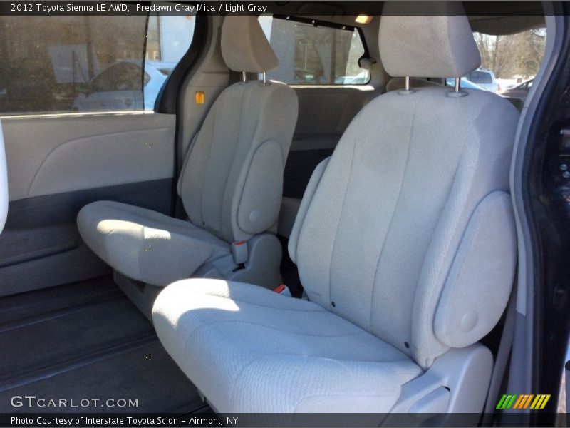 Predawn Gray Mica / Light Gray 2012 Toyota Sienna LE AWD