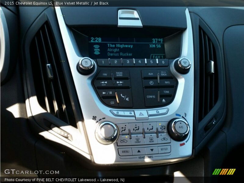Blue Velvet Metallic / Jet Black 2015 Chevrolet Equinox LS