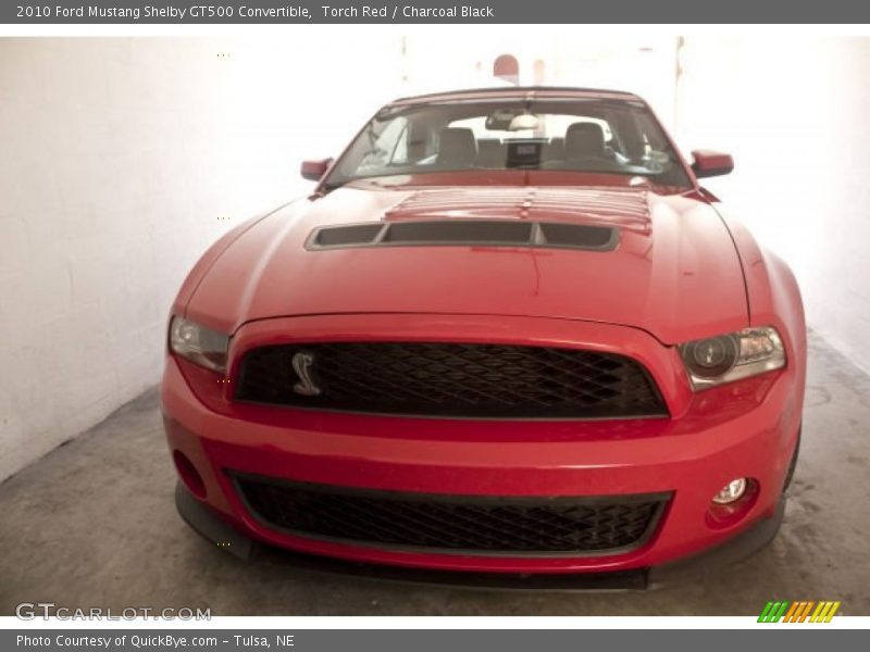 Torch Red / Charcoal Black 2010 Ford Mustang Shelby GT500 Convertible