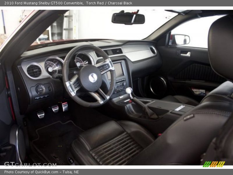 Torch Red / Charcoal Black 2010 Ford Mustang Shelby GT500 Convertible