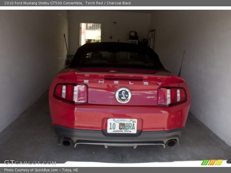 Torch Red / Charcoal Black 2010 Ford Mustang Shelby GT500 Convertible