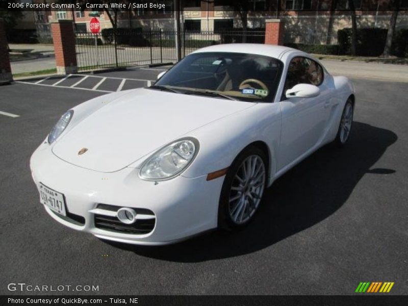 Carrara White / Sand Beige 2006 Porsche Cayman S