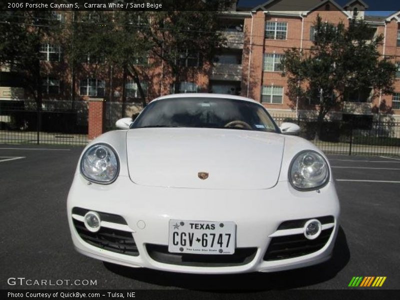 Carrara White / Sand Beige 2006 Porsche Cayman S