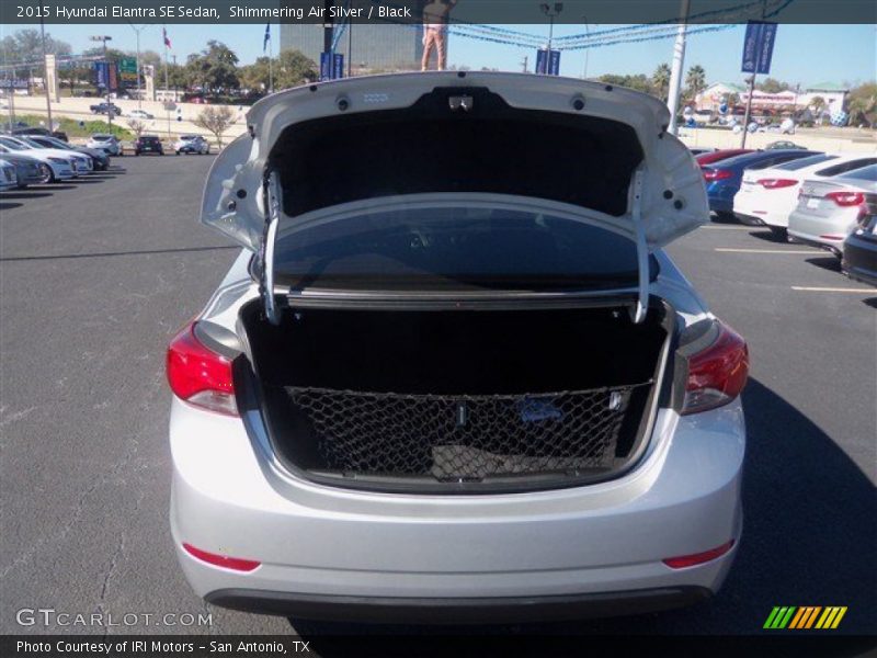 Shimmering Air Silver / Black 2015 Hyundai Elantra SE Sedan