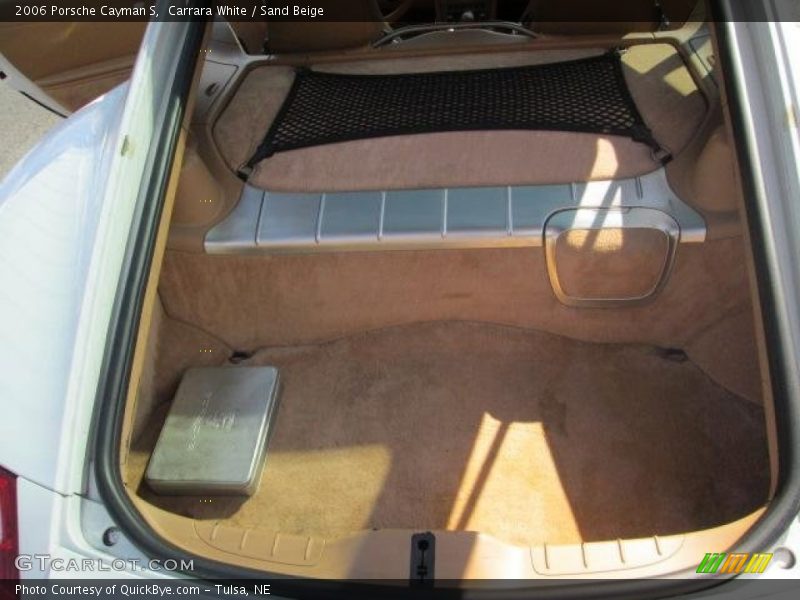 Carrara White / Sand Beige 2006 Porsche Cayman S