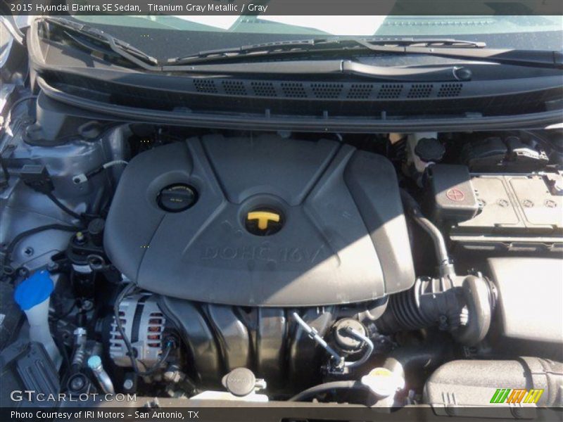 Titanium Gray Metallic / Gray 2015 Hyundai Elantra SE Sedan
